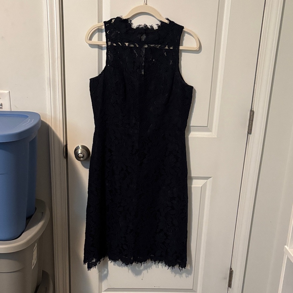Eliza J Navy Lace Mini Dress Nordstrom size 8